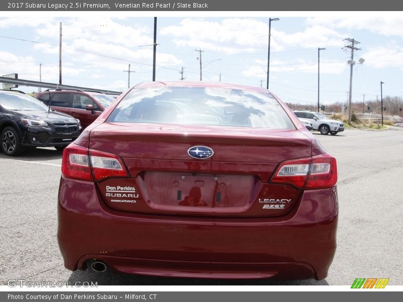 Venetian Red Pearl / Slate Black 2017 Subaru Legacy 2.5i Premium