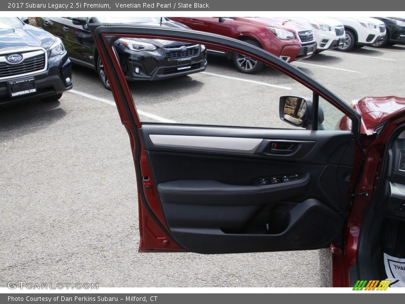 Venetian Red Pearl / Slate Black 2017 Subaru Legacy 2.5i Premium