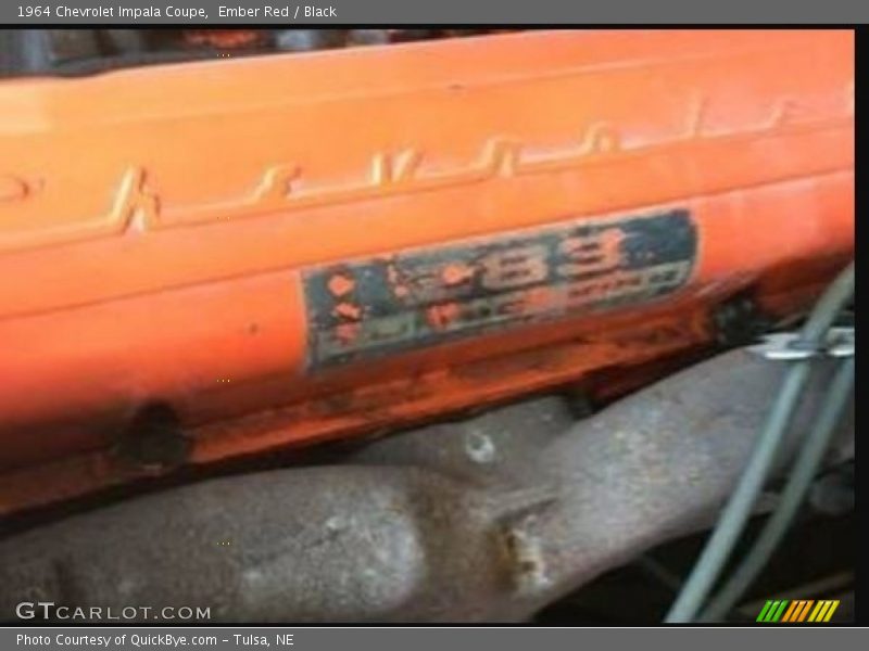 Ember Red / Black 1964 Chevrolet Impala Coupe