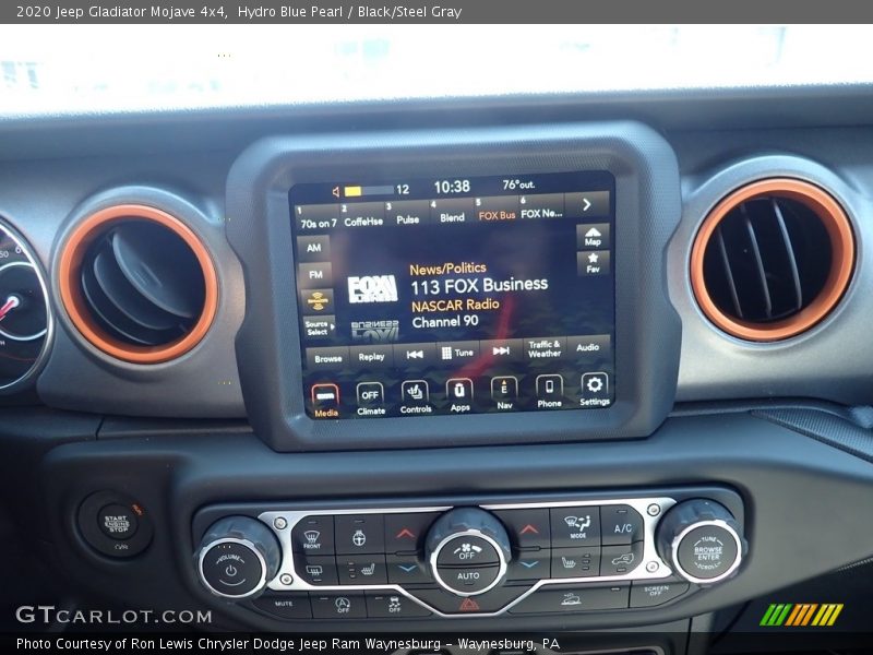 Hydro Blue Pearl / Black/Steel Gray 2020 Jeep Gladiator Mojave 4x4