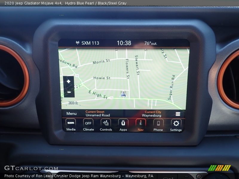 Hydro Blue Pearl / Black/Steel Gray 2020 Jeep Gladiator Mojave 4x4