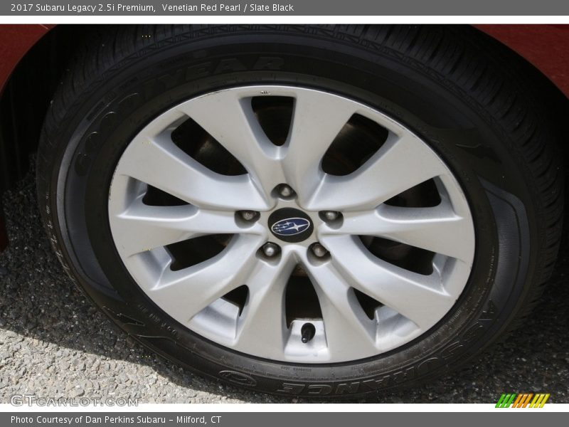 Venetian Red Pearl / Slate Black 2017 Subaru Legacy 2.5i Premium
