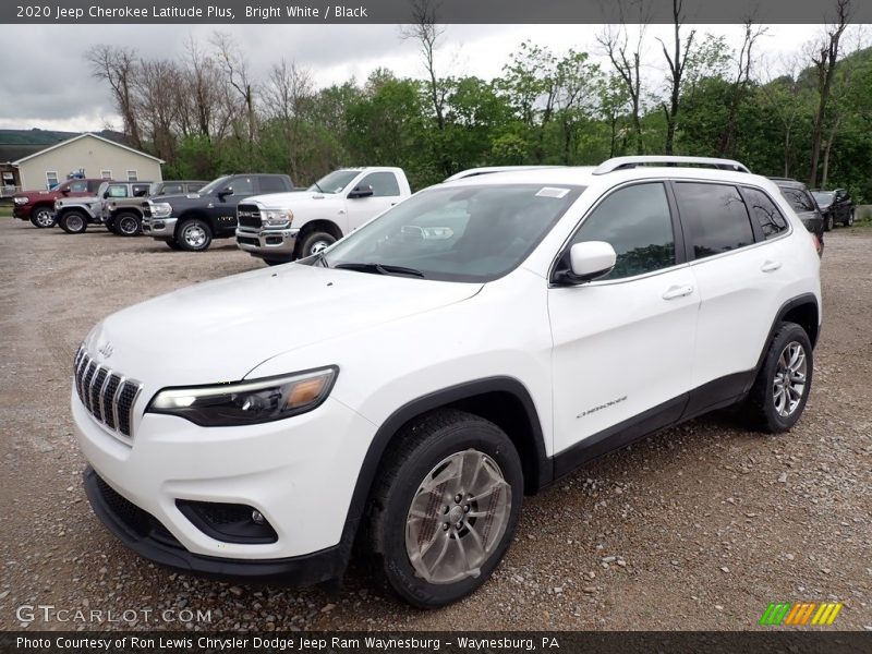 Bright White / Black 2020 Jeep Cherokee Latitude Plus