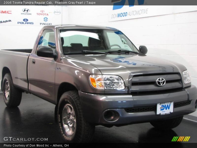 Phantom Gray Pearl / Taupe 2006 Toyota Tundra Regular Cab