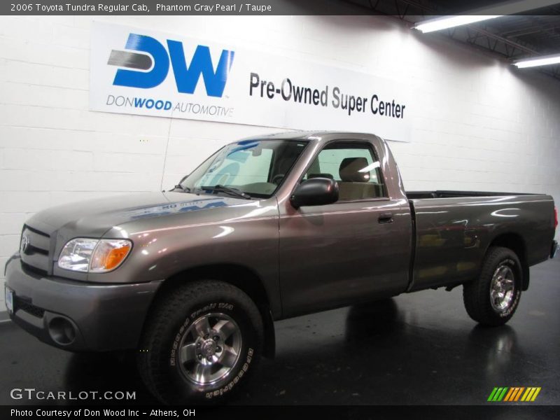 Phantom Gray Pearl / Taupe 2006 Toyota Tundra Regular Cab