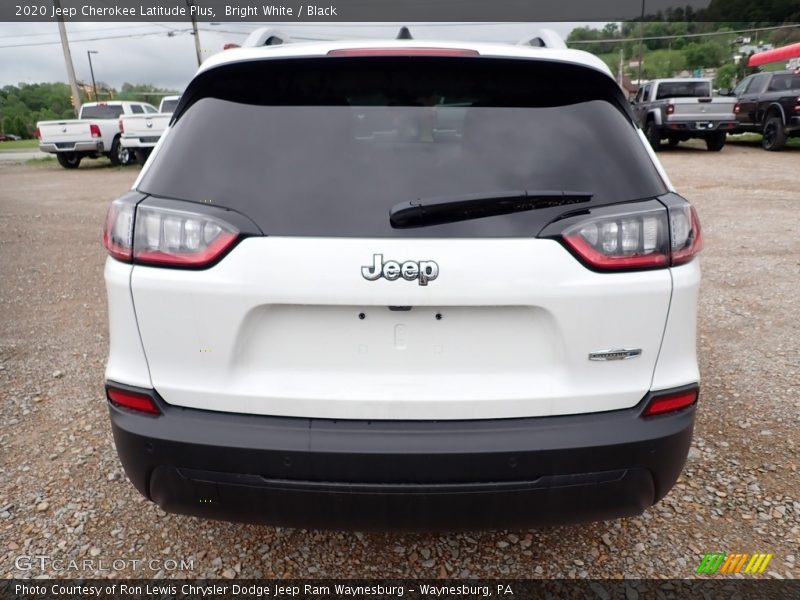Bright White / Black 2020 Jeep Cherokee Latitude Plus