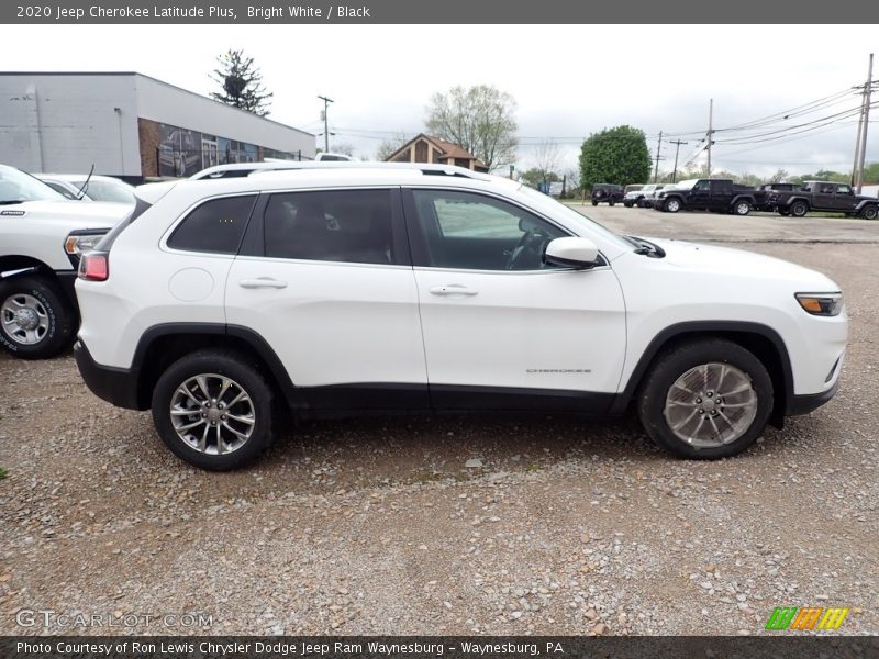 Bright White / Black 2020 Jeep Cherokee Latitude Plus