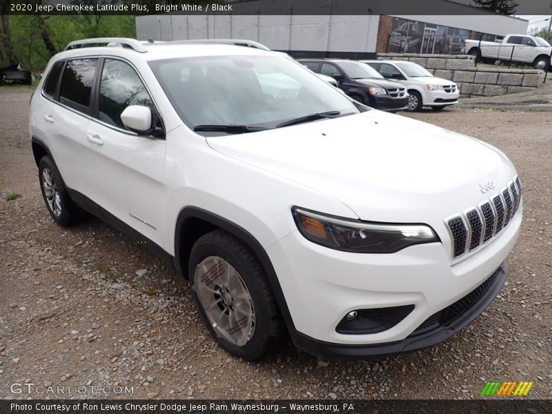 Bright White / Black 2020 Jeep Cherokee Latitude Plus