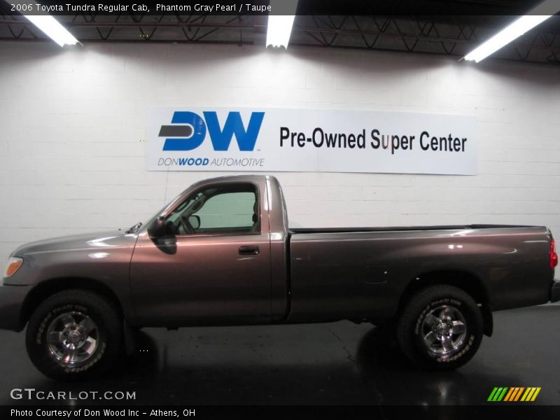 Phantom Gray Pearl / Taupe 2006 Toyota Tundra Regular Cab