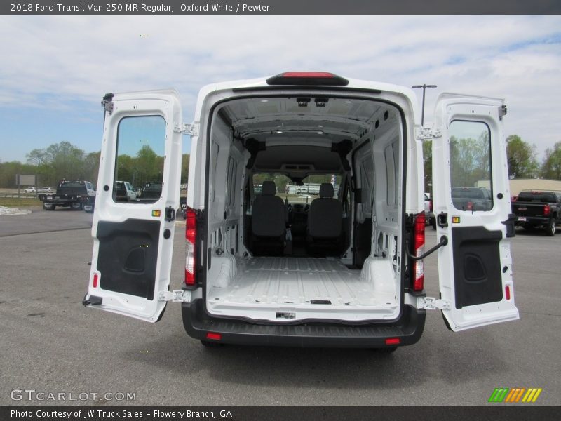 Oxford White / Pewter 2018 Ford Transit Van 250 MR Regular