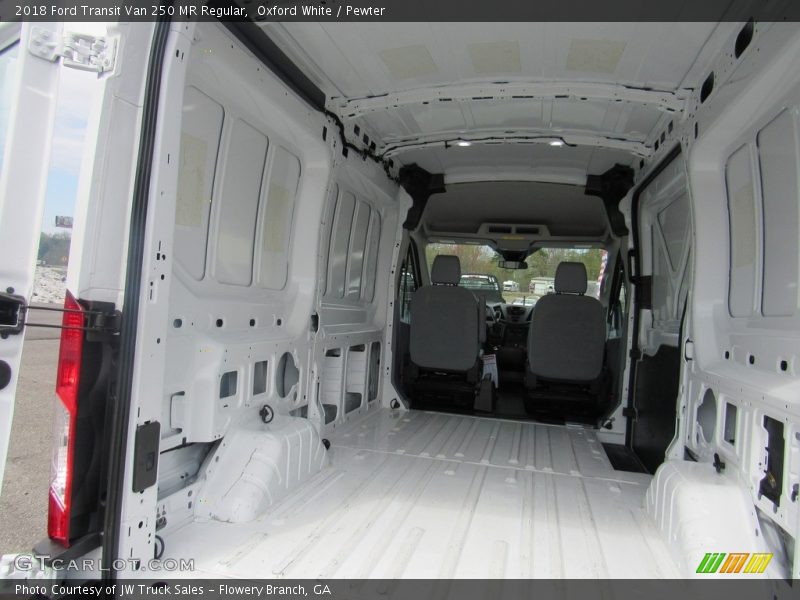 Oxford White / Pewter 2018 Ford Transit Van 250 MR Regular