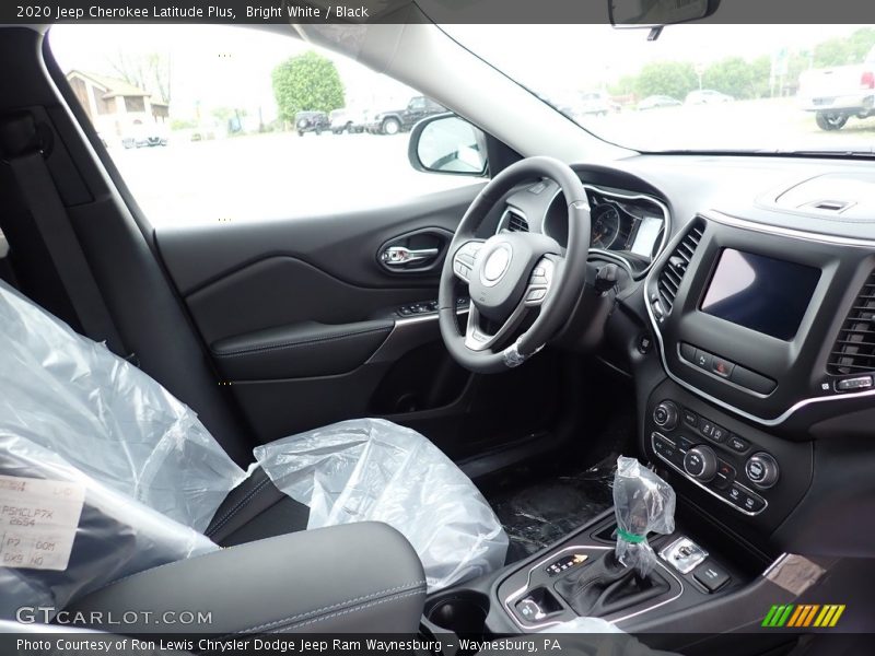 Bright White / Black 2020 Jeep Cherokee Latitude Plus