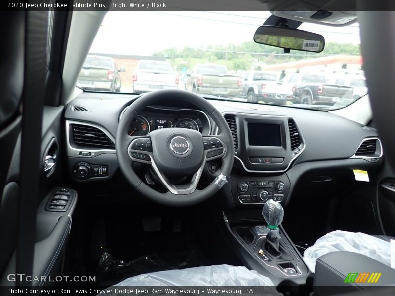 Bright White / Black 2020 Jeep Cherokee Latitude Plus