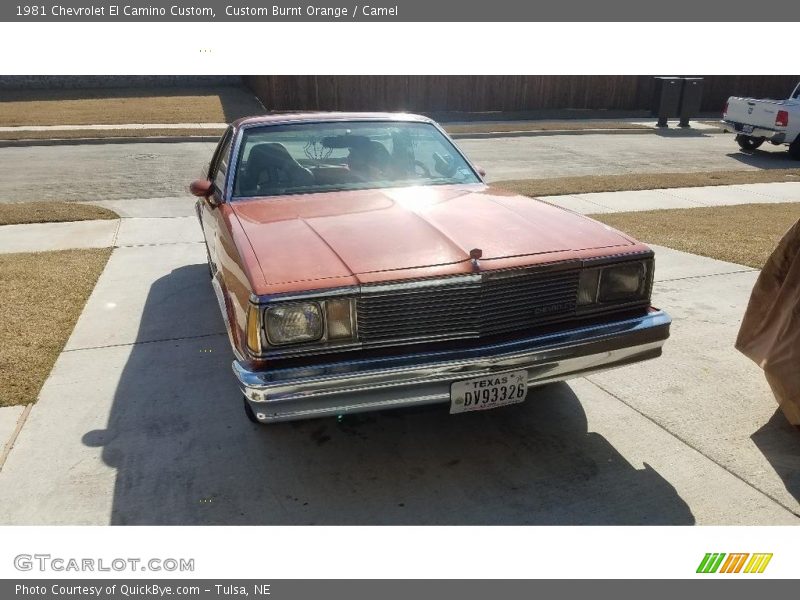 Custom Burnt Orange / Camel 1981 Chevrolet El Camino Custom
