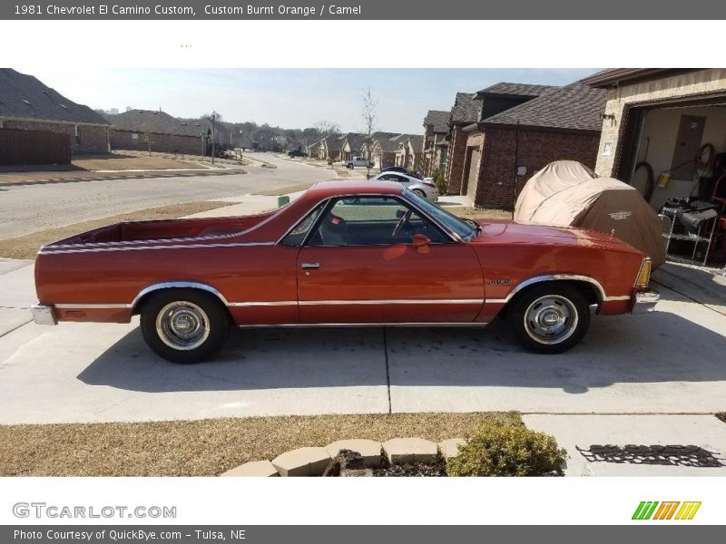 Custom Burnt Orange / Camel 1981 Chevrolet El Camino Custom