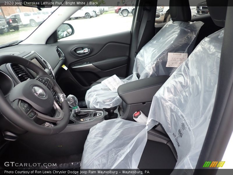 Bright White / Black 2020 Jeep Cherokee Latitude Plus