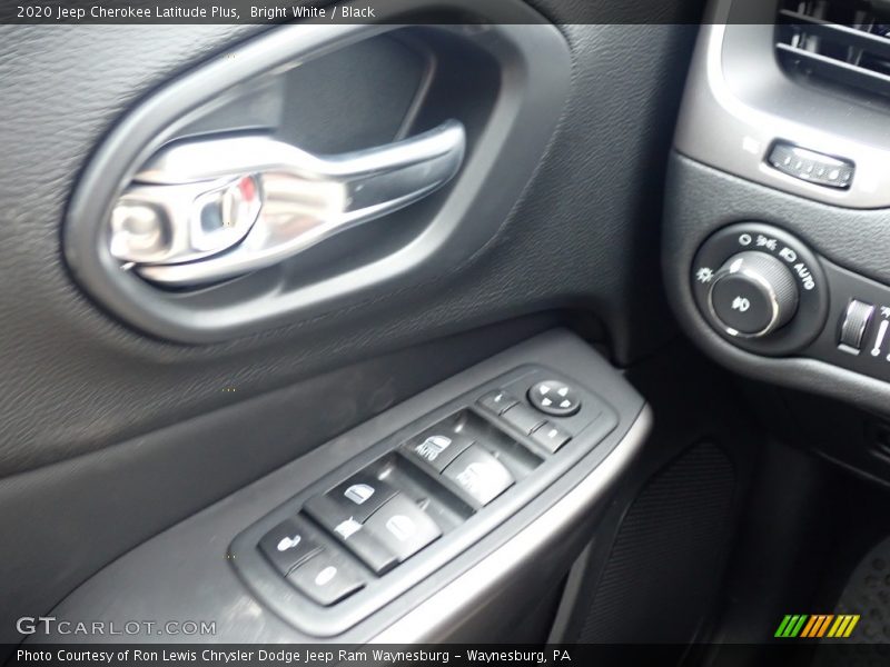 Bright White / Black 2020 Jeep Cherokee Latitude Plus
