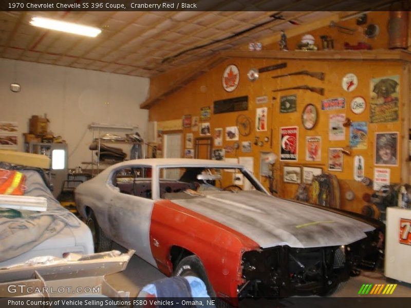 Cranberry Red / Black 1970 Chevrolet Chevelle SS 396 Coupe