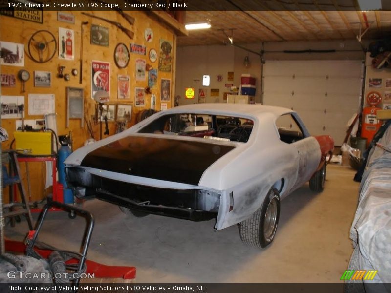 Cranberry Red / Black 1970 Chevrolet Chevelle SS 396 Coupe