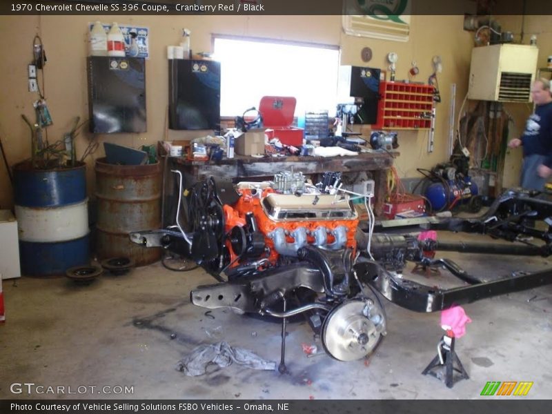 Cranberry Red / Black 1970 Chevrolet Chevelle SS 396 Coupe
