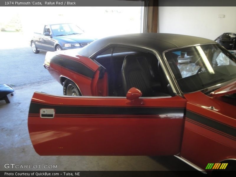 Rallye Red / Black 1974 Plymouth 'Cuda