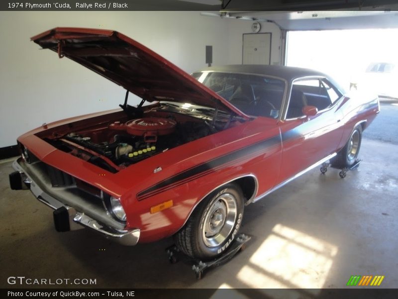 Rallye Red / Black 1974 Plymouth 'Cuda