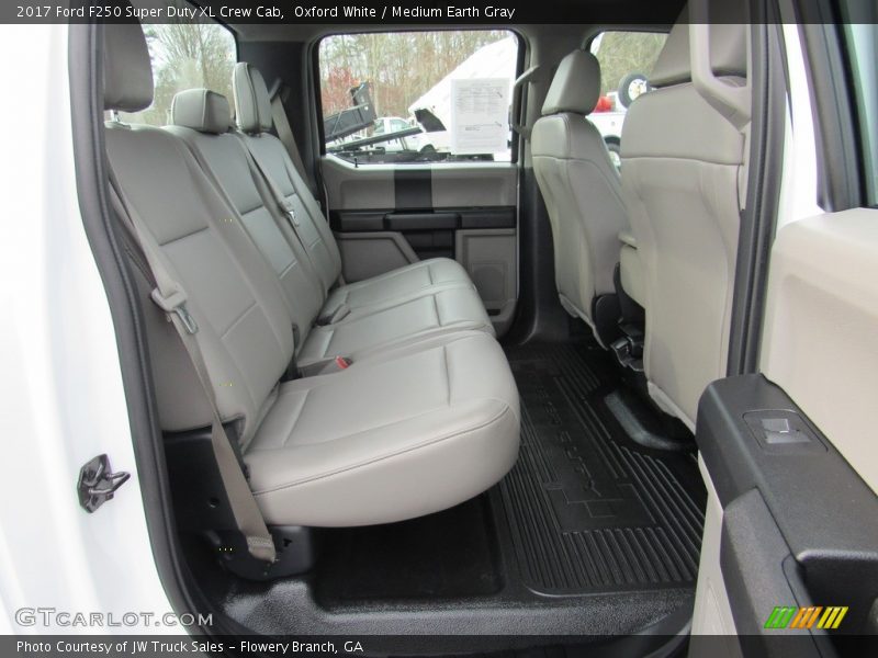 Rear Seat of 2017 F250 Super Duty XL Crew Cab