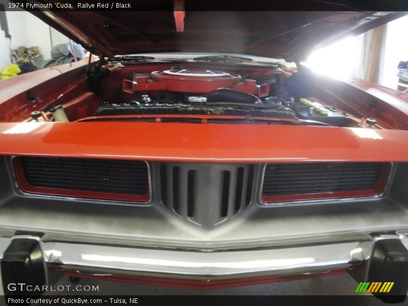 Rallye Red / Black 1974 Plymouth 'Cuda