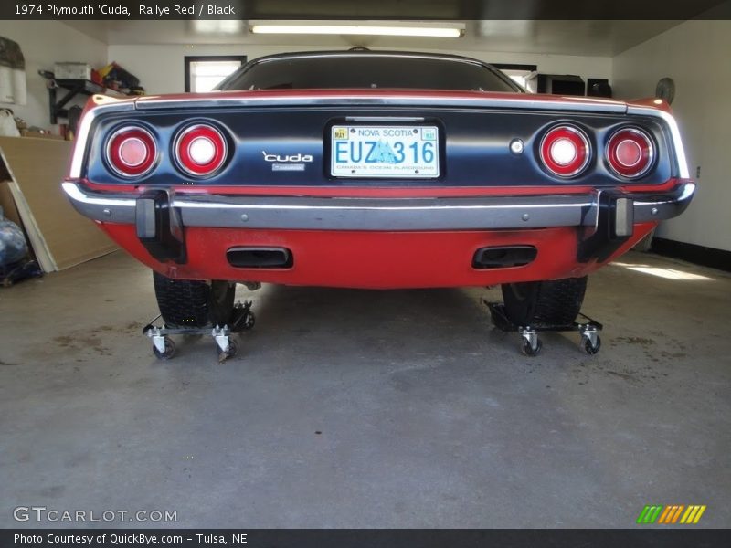 Rallye Red / Black 1974 Plymouth 'Cuda