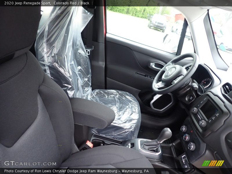 Front Seat of 2020 Renegade Sport