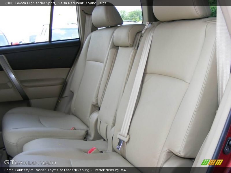 Salsa Red Pearl / Sand Beige 2008 Toyota Highlander Sport