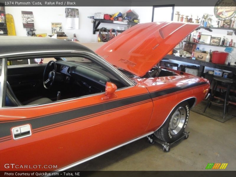 Rallye Red / Black 1974 Plymouth 'Cuda