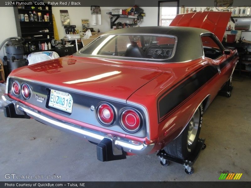 Rallye Red / Black 1974 Plymouth 'Cuda