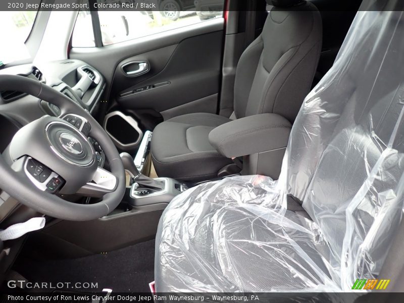 Front Seat of 2020 Renegade Sport