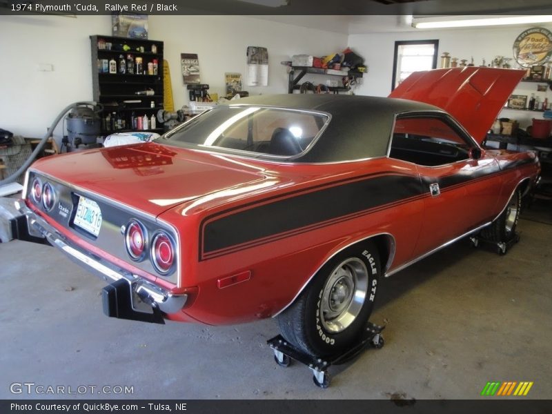 Rallye Red / Black 1974 Plymouth 'Cuda