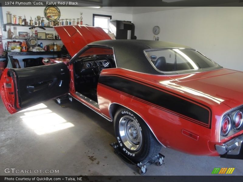 Rallye Red / Black 1974 Plymouth 'Cuda