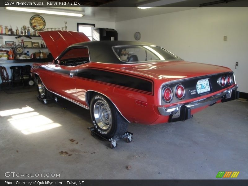 Rallye Red / Black 1974 Plymouth 'Cuda
