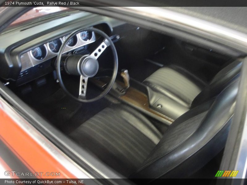 Rallye Red / Black 1974 Plymouth 'Cuda