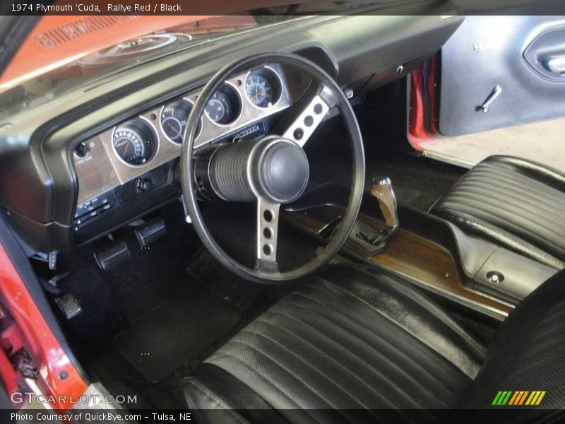  1974 'Cuda  Black Interior