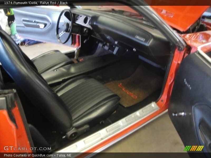 Rallye Red / Black 1974 Plymouth 'Cuda