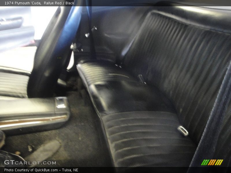Rear Seat of 1974 'Cuda 