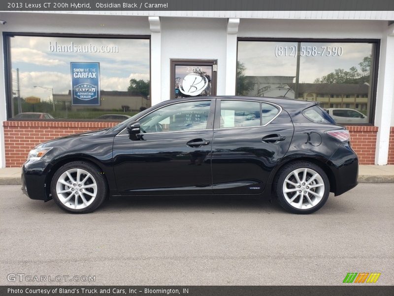 Obsidian Black / Caramel 2013 Lexus CT 200h Hybrid