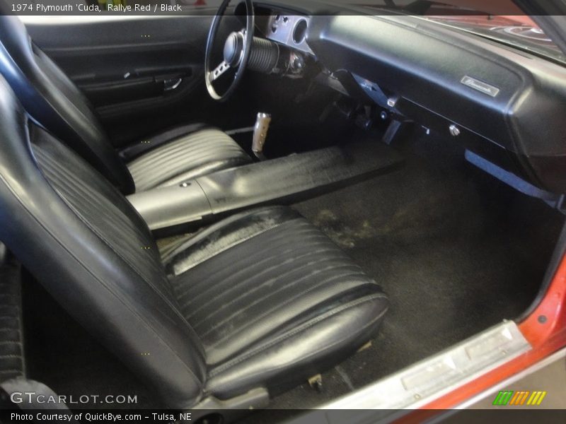 Rallye Red / Black 1974 Plymouth 'Cuda