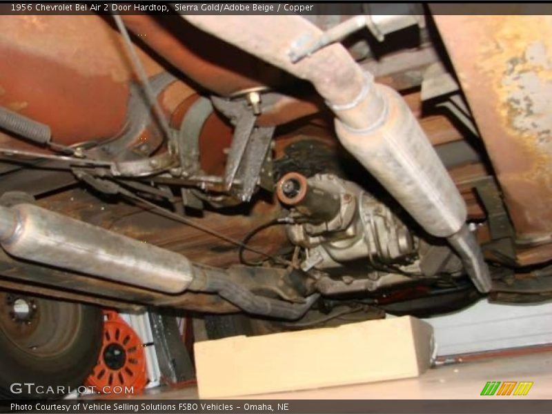 Sierra Gold/Adobe Beige / Copper 1956 Chevrolet Bel Air 2 Door Hardtop