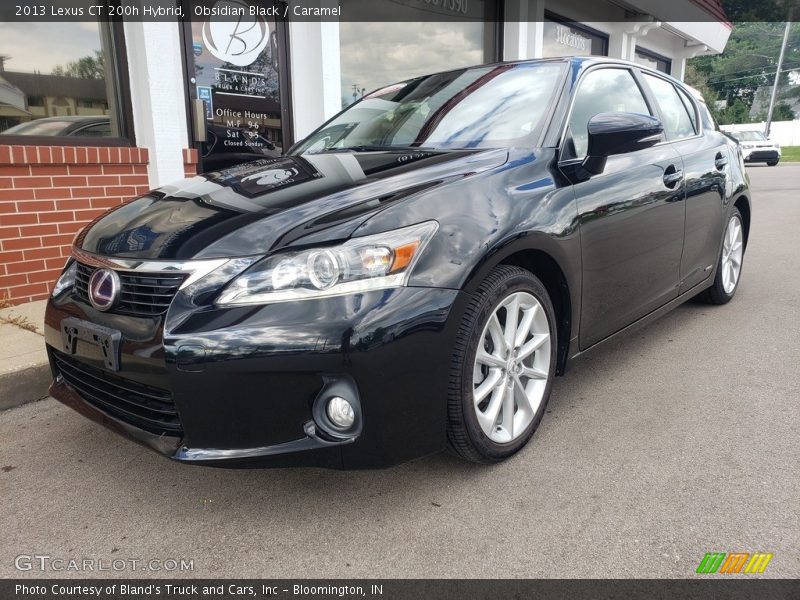 Obsidian Black / Caramel 2013 Lexus CT 200h Hybrid