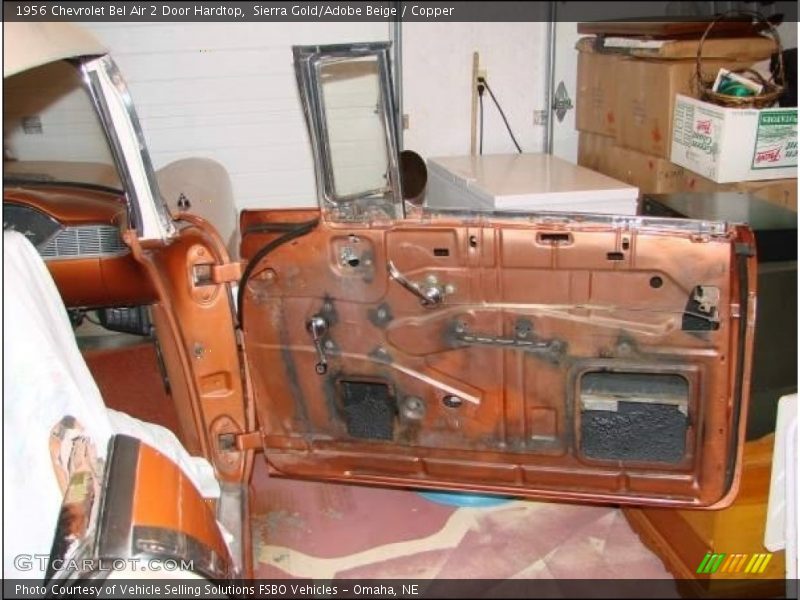 Sierra Gold/Adobe Beige / Copper 1956 Chevrolet Bel Air 2 Door Hardtop