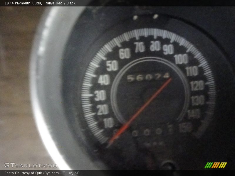 Rallye Red / Black 1974 Plymouth 'Cuda