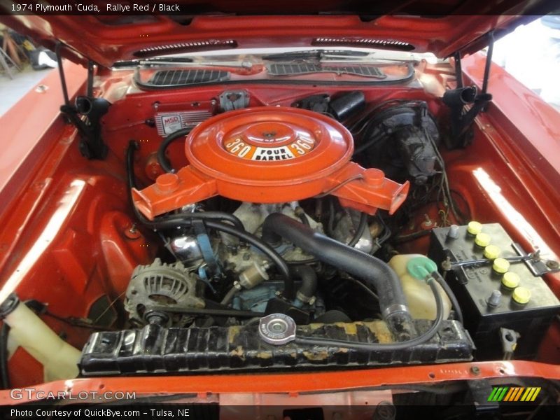  1974 'Cuda  Engine - 360ci OHV 16-Valve V8