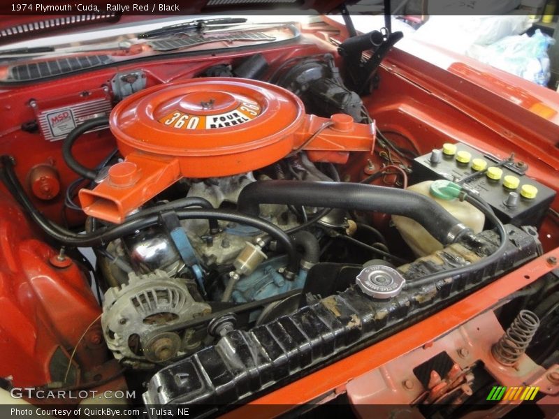 1974 'Cuda  Engine - 360ci OHV 16-Valve V8