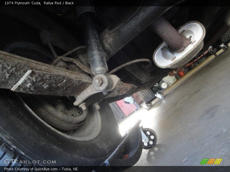 Undercarriage of 1974 'Cuda 